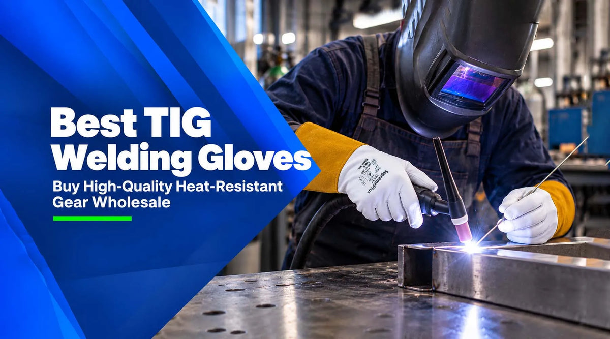 TIG welding gloves for heat protection and precision during welding work