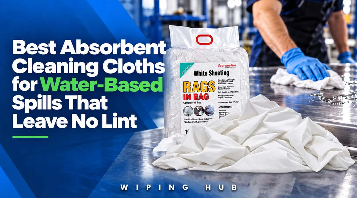 Best Absorbent Cleaning Cloths for Water-Based Spills That Leave No Lint