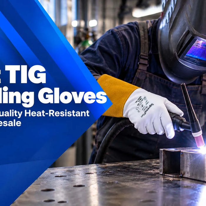 TIG welding gloves for heat protection and precision during welding work