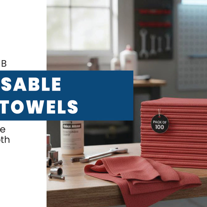 Disposable Shop Towels-Multi-Purpose Cleaning Cloth for Professional Use