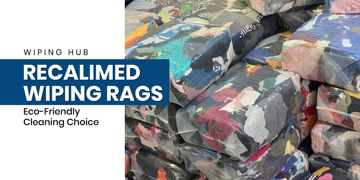Reclaimed Wiping Rags Eco-Friendly Cleaning Choice from Wiping Hub