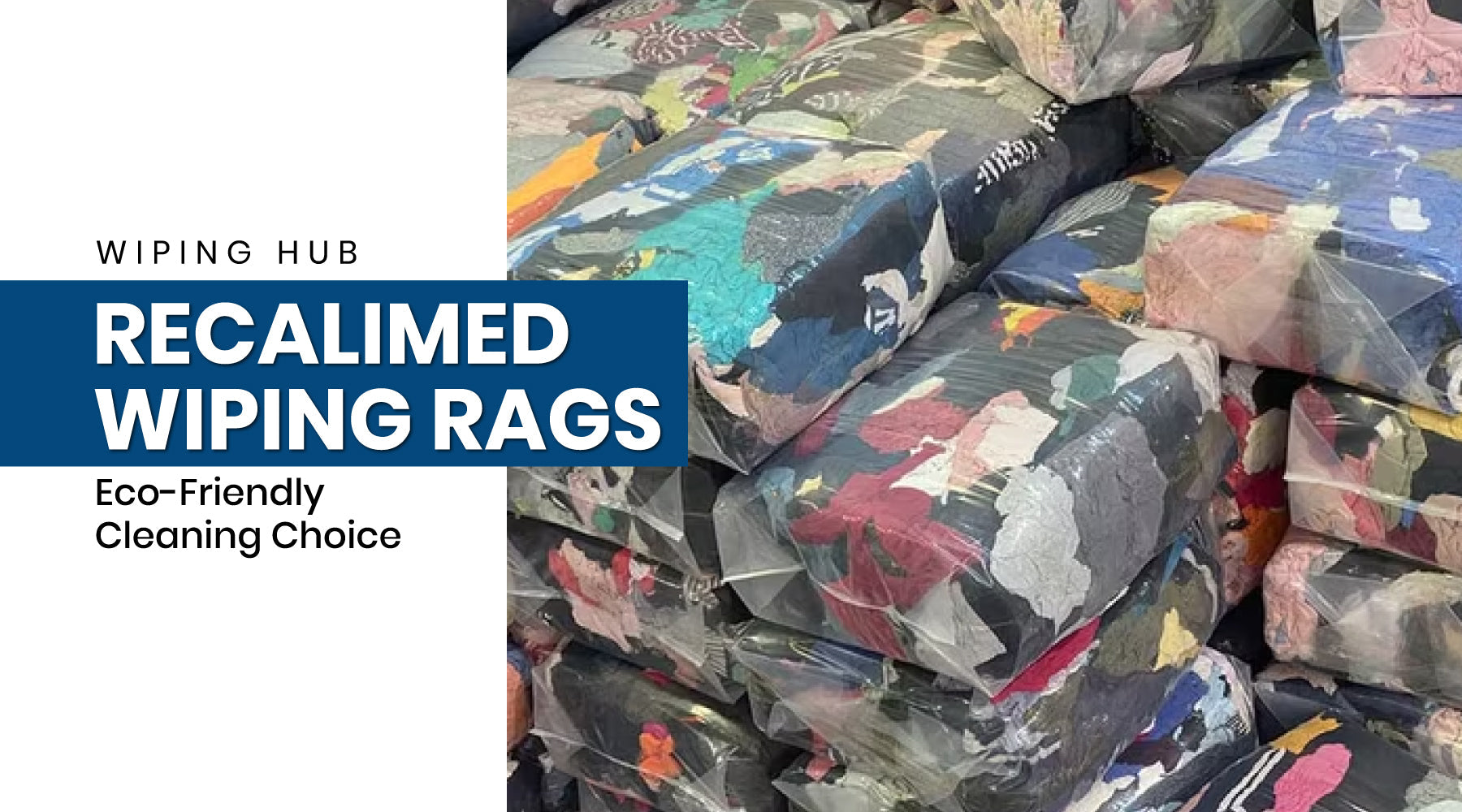 Reclaimed Wiping Rags Eco-Friendly Cleaning Choice from Wiping Hub