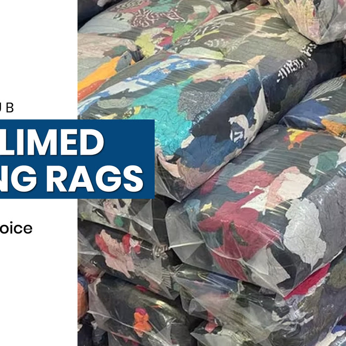 Reclaimed Wiping Rags Eco-Friendly Cleaning Choice from Wiping Hub