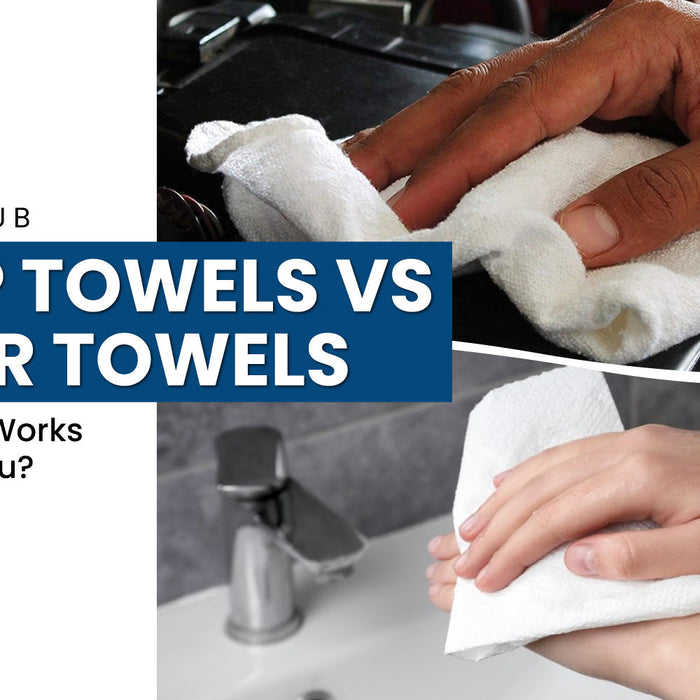 Shop Towels vs Paper Towels-Which One is Best for Your Needs?