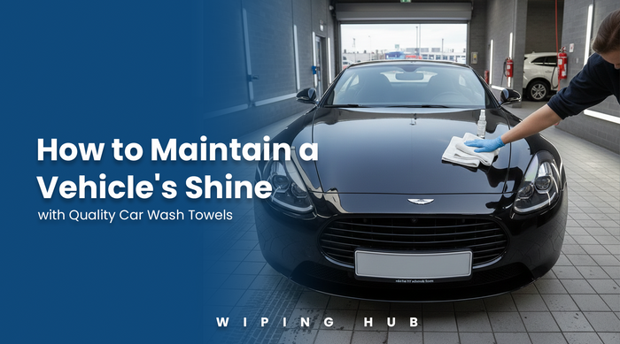 Premium car wash microfiber towels for scratch-free cleaning and detailing