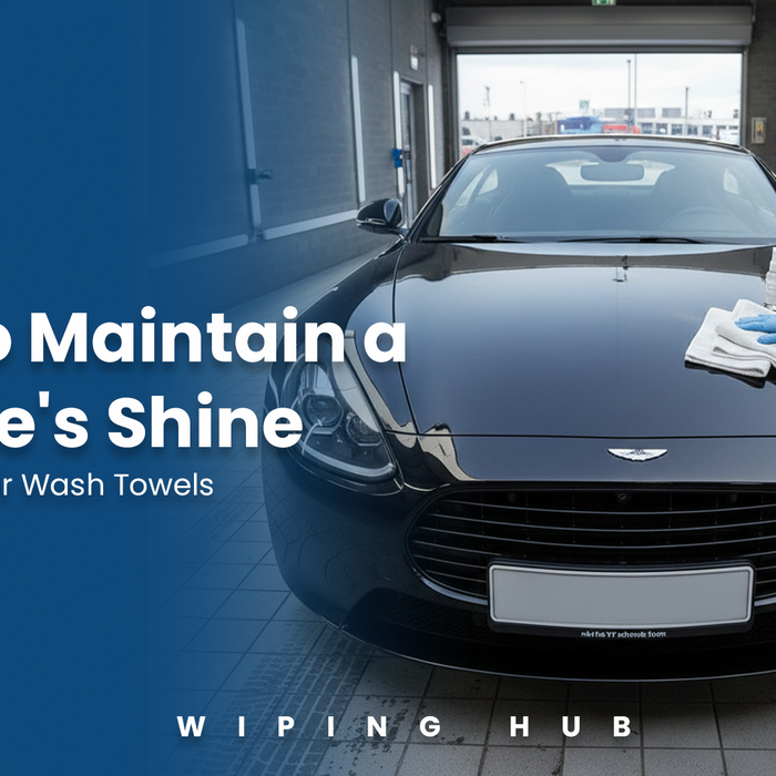 Premium car wash microfiber towels for scratch-free cleaning and detailing