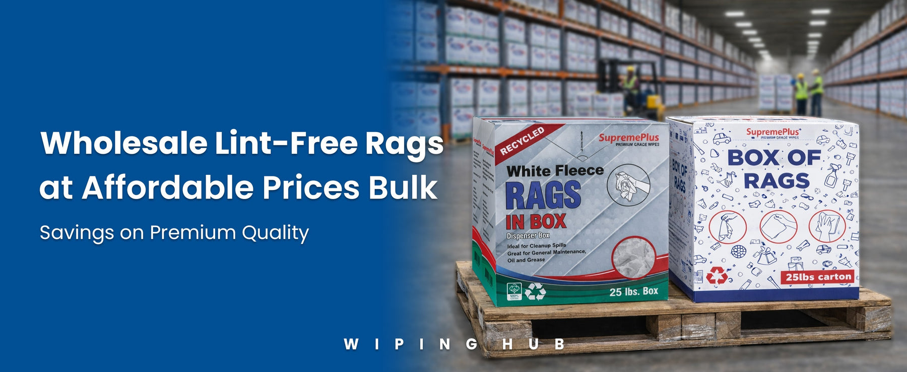 Wholesale lint-free rags in bulk for cleaning