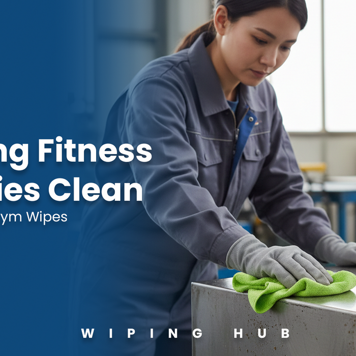 Premium microfiber gym towel for quick absorption and durability, ideal for workouts, sweating, and gym showers.