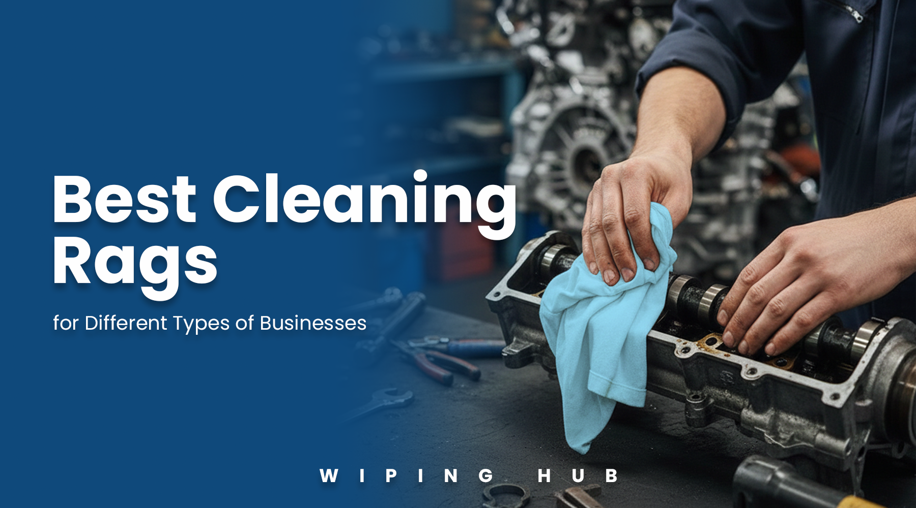 Bulk cleaning rags for large-scale cleaning requirements