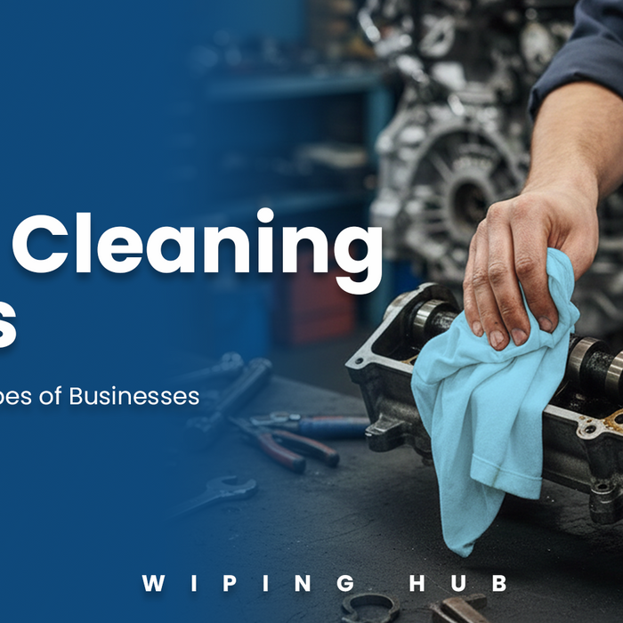 Bulk cleaning rags for large-scale cleaning requirements