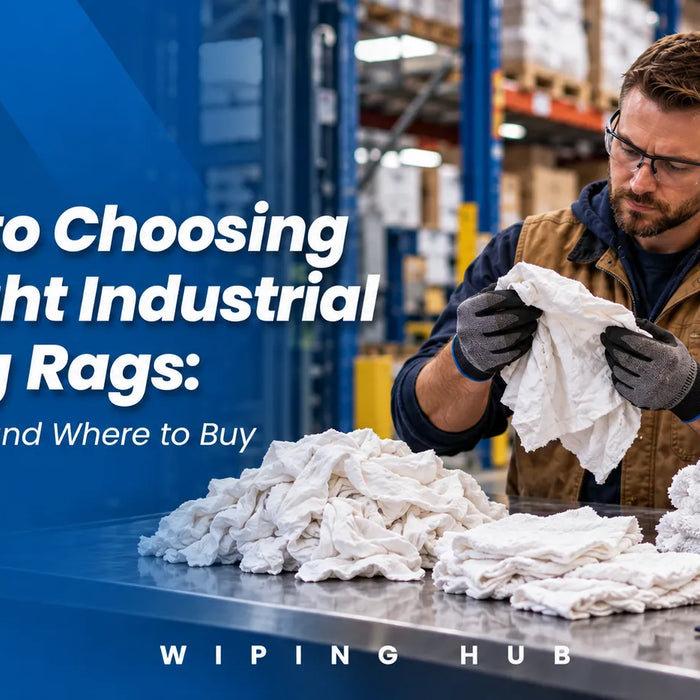 Guide to Choosing the Right Industrial Wiping Rags: Sizes, Types, and Where to Buy