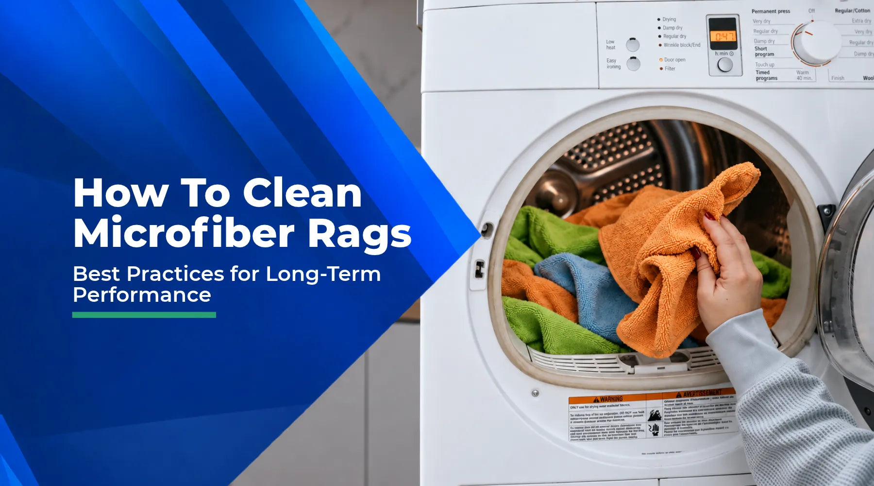 Microfiber cleaning towels and rags for automotive detailing, commercial cleaning and reusable wiping
