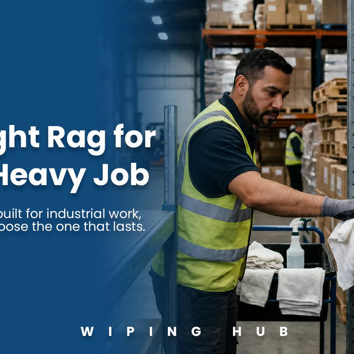How to Choose the Right Rag for Heavy Industrial Cleaning