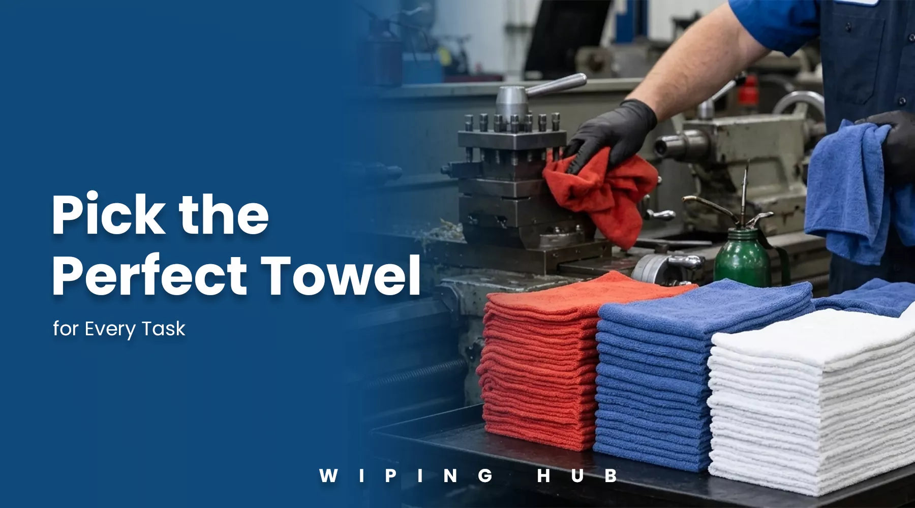 A Complete Guide to Choosing the Right Shop Towels for Every Cleaning Job