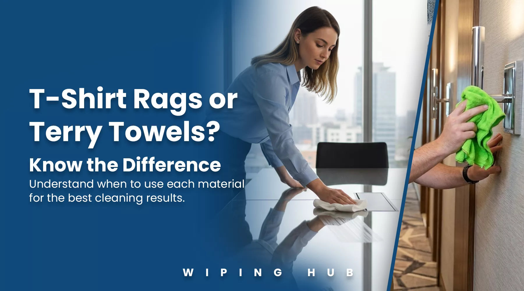 T-Shirt Rags vs. Terry Rags: When to Use Each in Industrial Cleaning