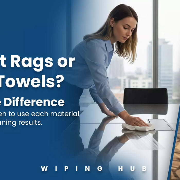 T-Shirt Rags vs. Terry Rags: When to Use Each in Industrial Cleaning