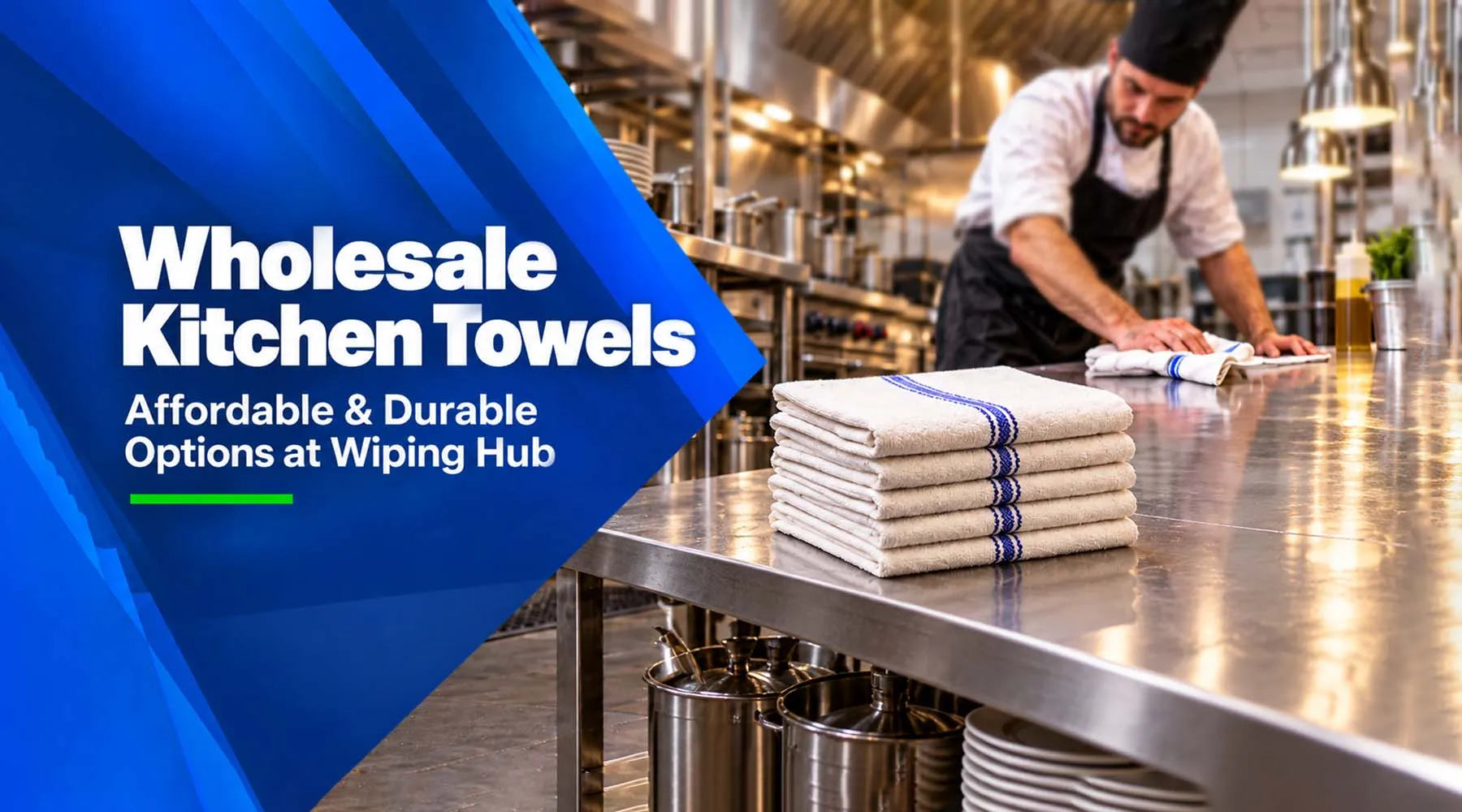 Wholesale kitchen towels including white terry towels, bar mop towels and microfiber cleaning towels