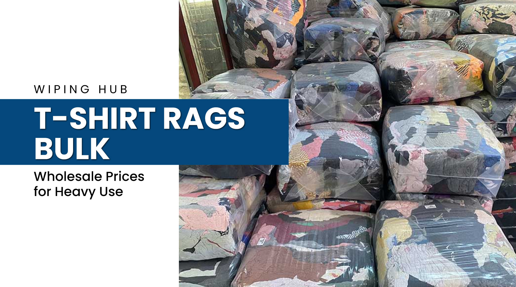 T-Shirt Rags Bulk-Wholesale Prices for Heavy Use