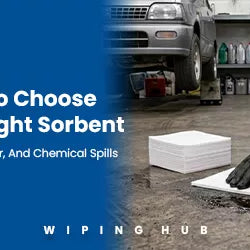 How to Choose the Right Sorbent for Oil, Water, and Chemical Spills