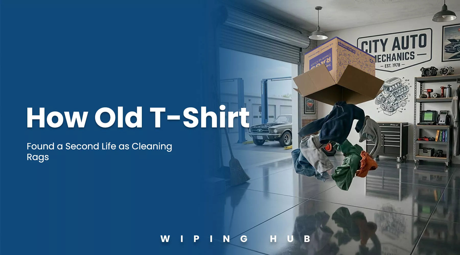 How Old T-Shirts Found a Second Life as  Cleaning Rags