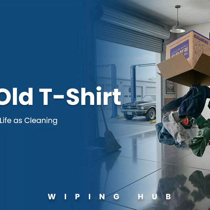 How Old T-Shirts Found a Second Life as  Cleaning Rags