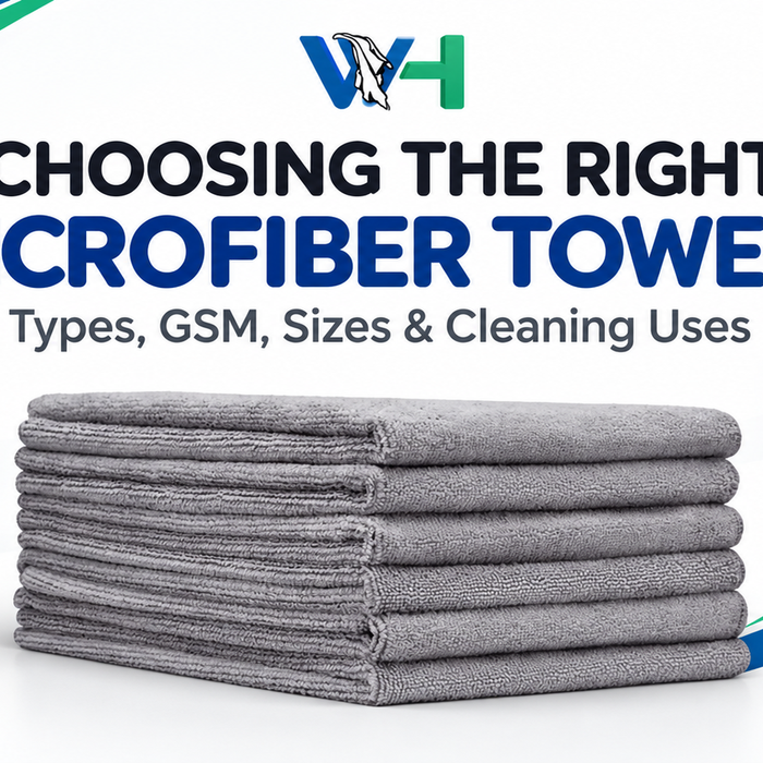 Choosing the right microfiber towels: types, GSM, sizes and cleaning uses