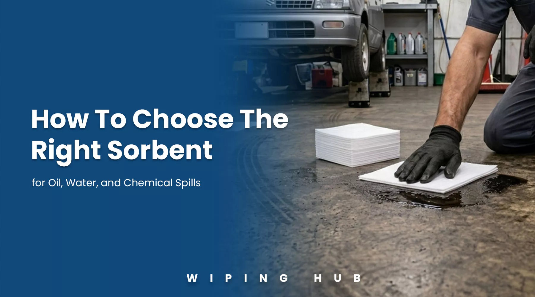 How to Choose the Right Sorbent for Oil, Water, and Chemical Spills