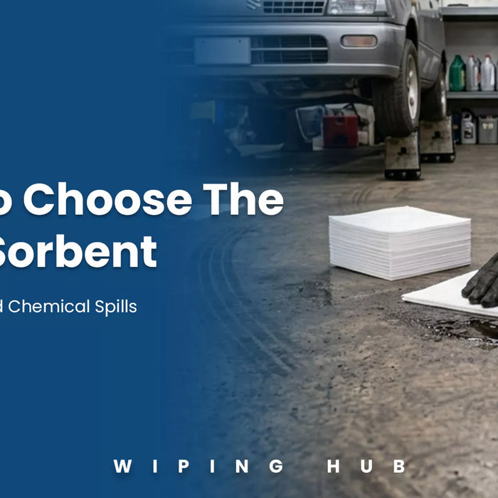 How to Choose the Right Sorbent for Oil, Water, and Chemical Spills