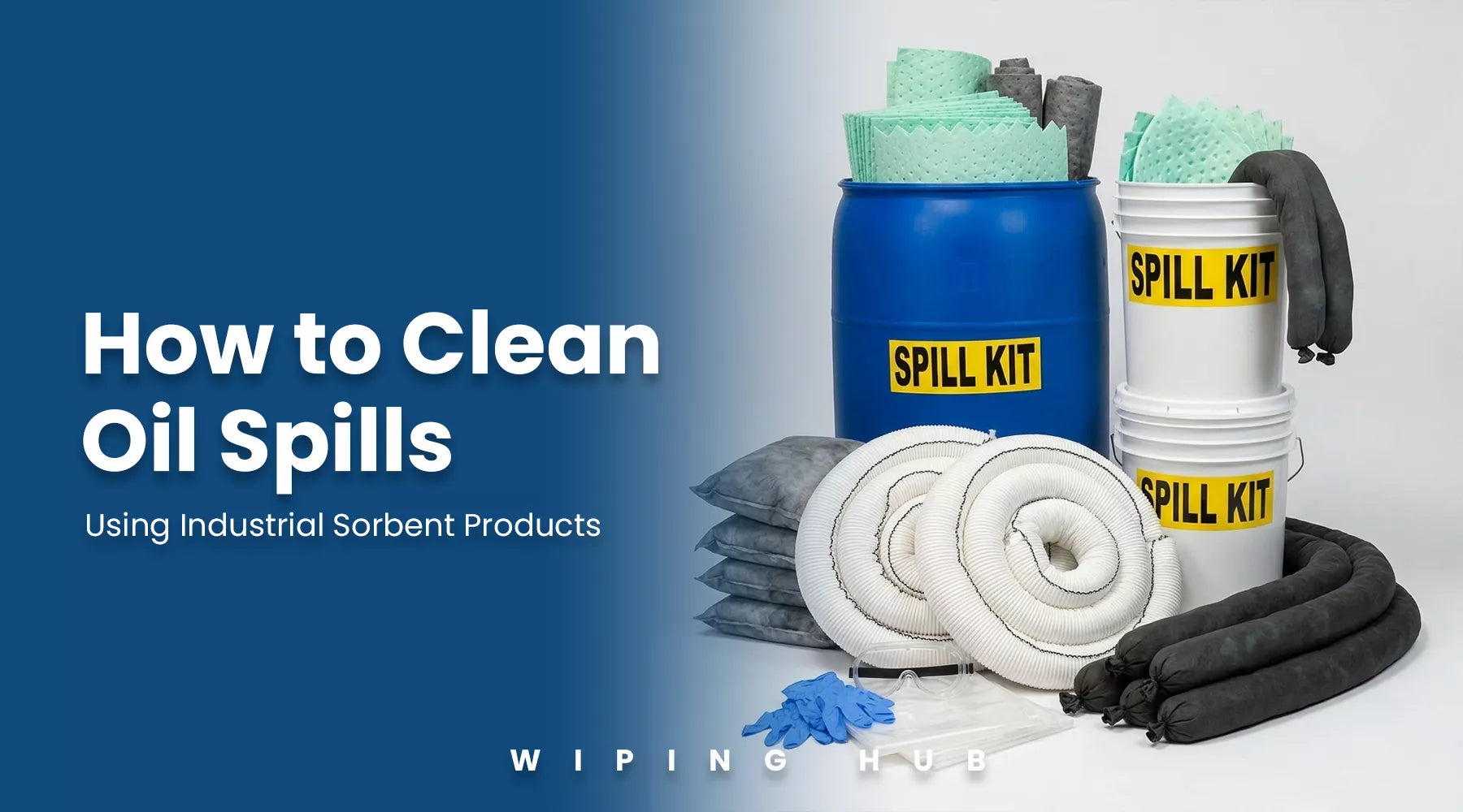 How to Clean Oil Spills Using Industrial Sorbent Products