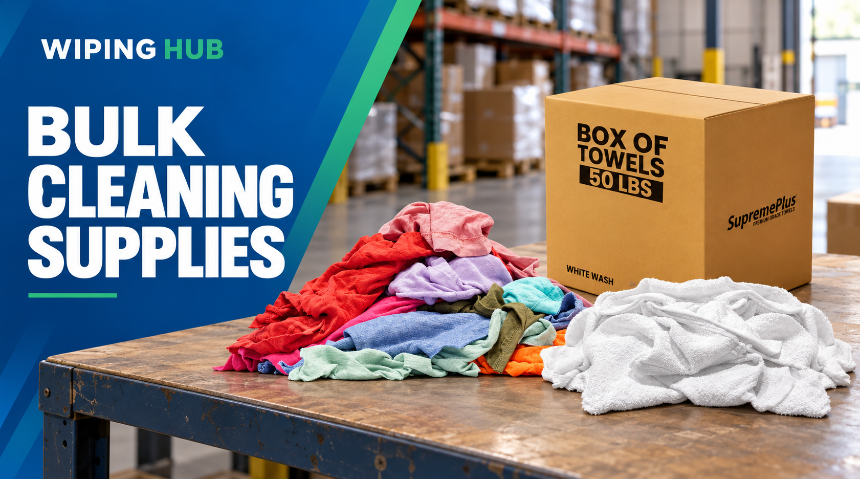 T-Shirt Rags in Bulk for Heavy-Use Workplaces — Wiping Hub product guide
