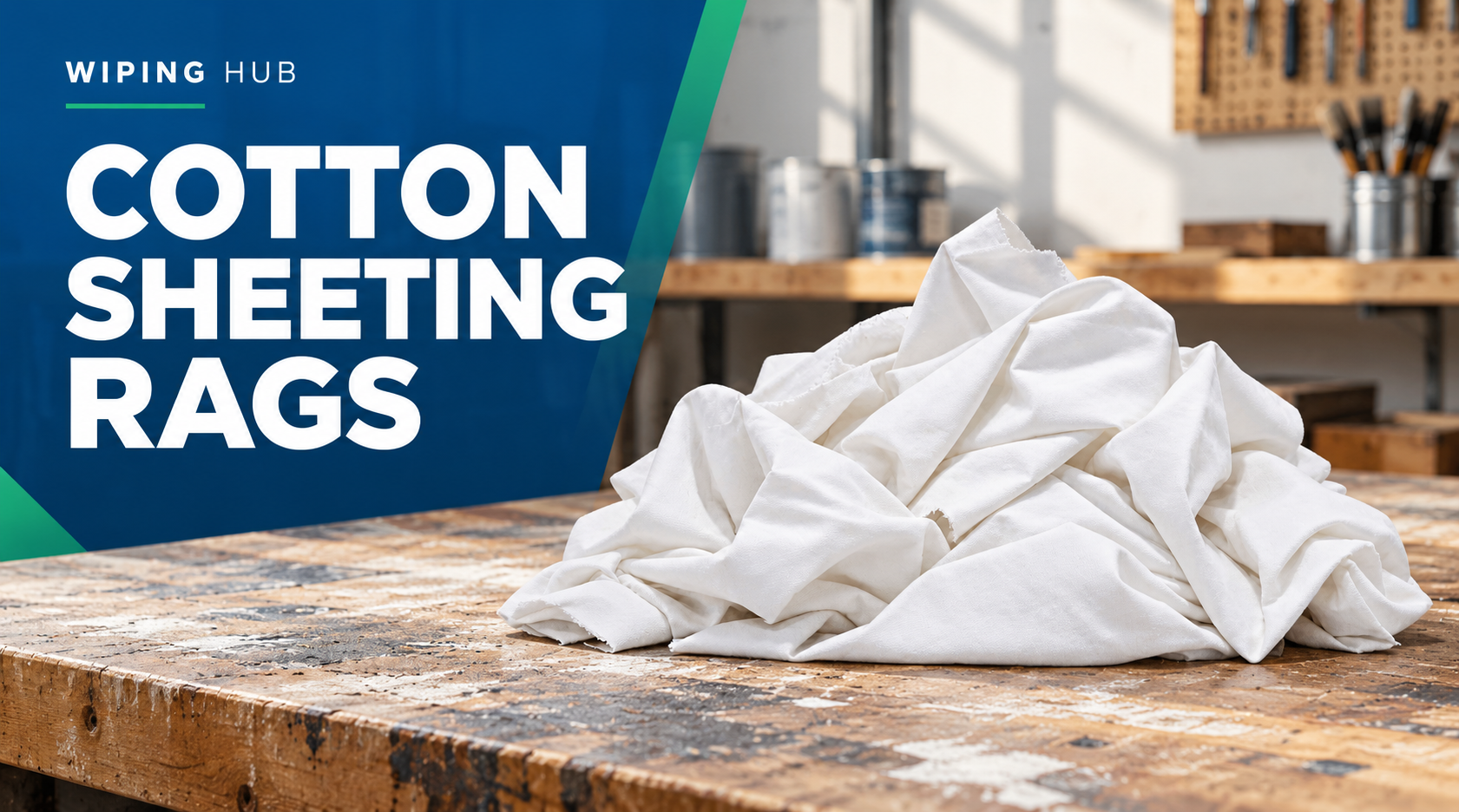 Cotton Painter's Rags for Practical Cleanup — Wiping Hub product guide