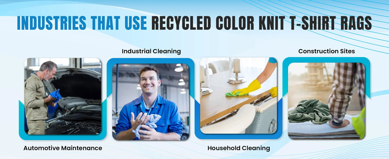 T-Shirt Rags Bulk - Wholesale Cleaning Rags & Wiping Cloths