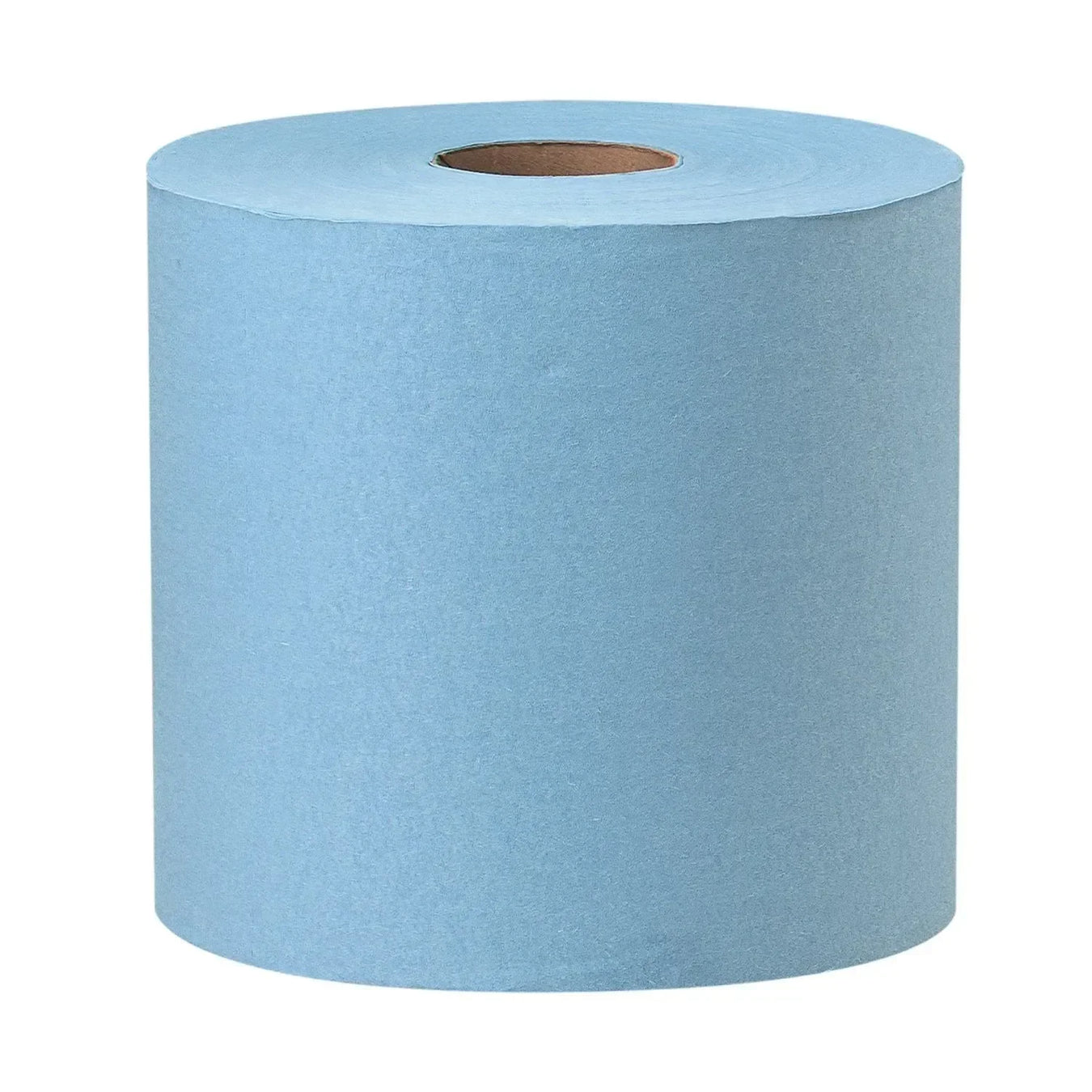 Blue nonwoven cleaning wipe roll