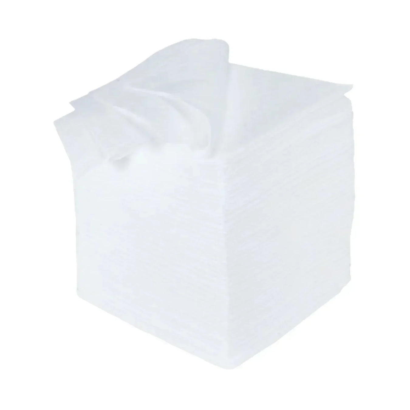 Stack of white oil-only sorbent pads