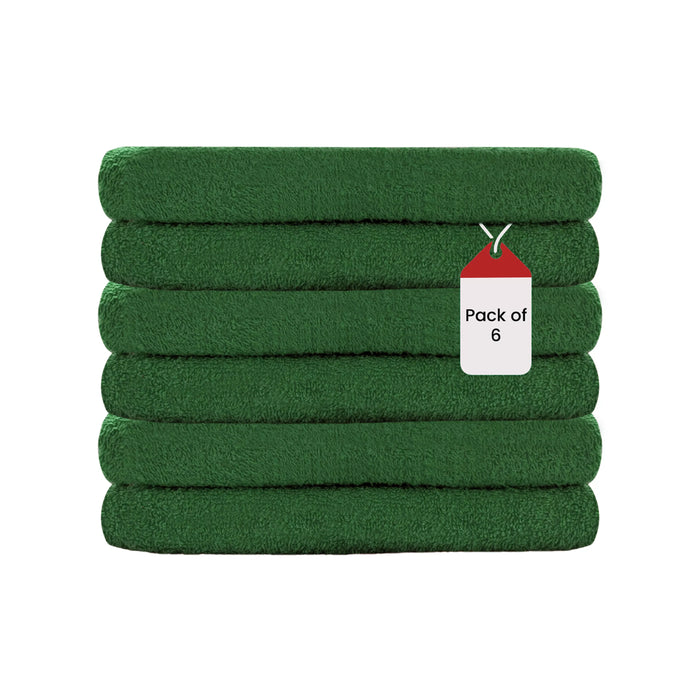 Premium Green Hand Towels - 16" x 27"