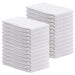 24 pieces white huck towels 15x27 lint free absorbent cleaning cloth bulk