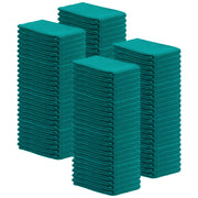 Green huck towels 100 pieces stack durable absorbent cleaning cloth 15x27