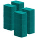 Green huck towels 100 pieces stack durable absorbent cleaning cloth 15x27