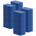 100 pieces blue huck towels stack 15x27 lint free cleaning cloth bulk
