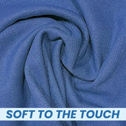 Machine washable blue huck cleaning towels durable wiping cloth