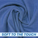 Machine washable blue huck cleaning towels durable wiping cloth