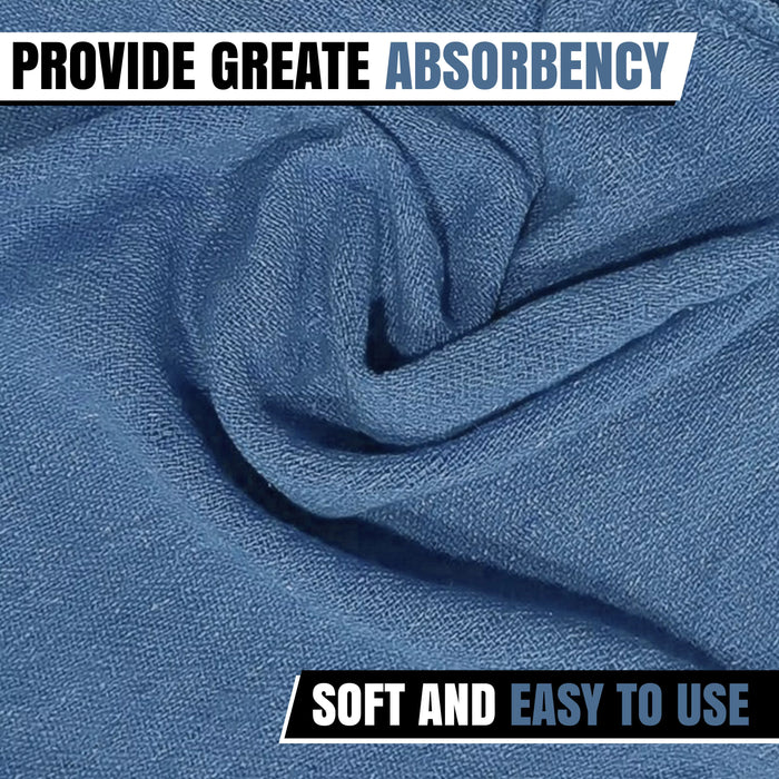 Blue Shop Towels - 13 x 14 Buy Bulk in Wholesale