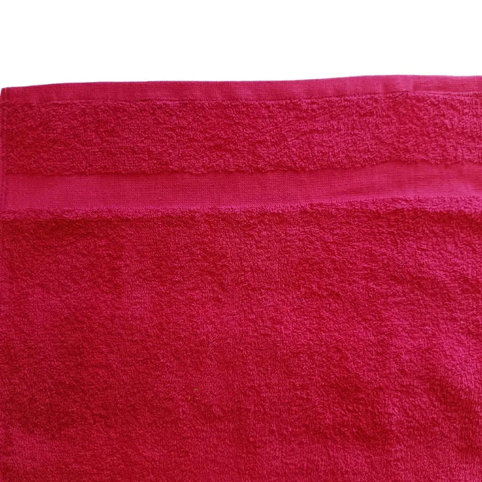 Premium Red Hand Towels - 16" x 27" - Wiping Hub