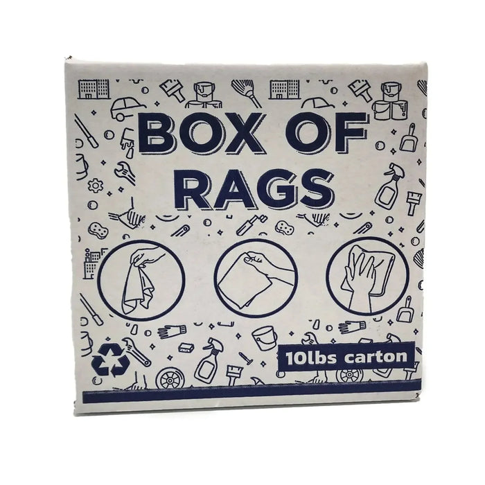 Medium Weight White New T-Shirt Wiping Rags - Wiping Hub