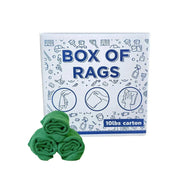 Recycled Green Huck Towels - Bulk Buy - Wiping Hub