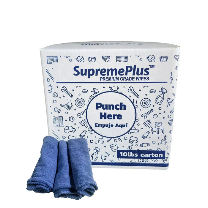 New 100% Cotton Blue Huck Towels - 720 lbs. Pallet - 72 x 10 lbs. Boxes