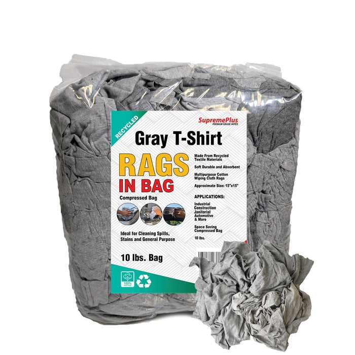 Gray T-Shirt Material Rags