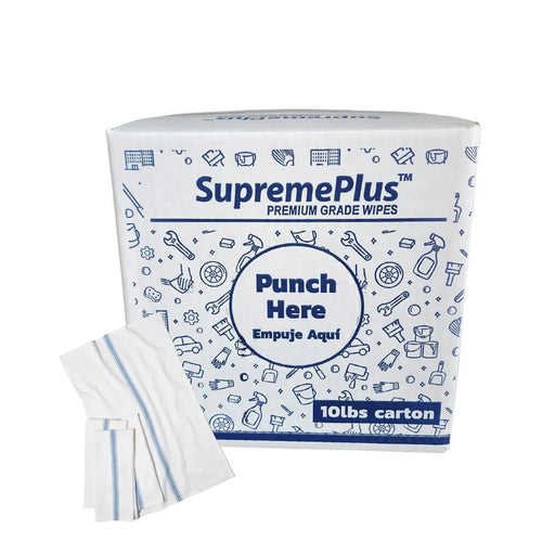 New Color Stripe Heavyweight Kitchen Towels- 10 lbs. Box - Wiping Hub