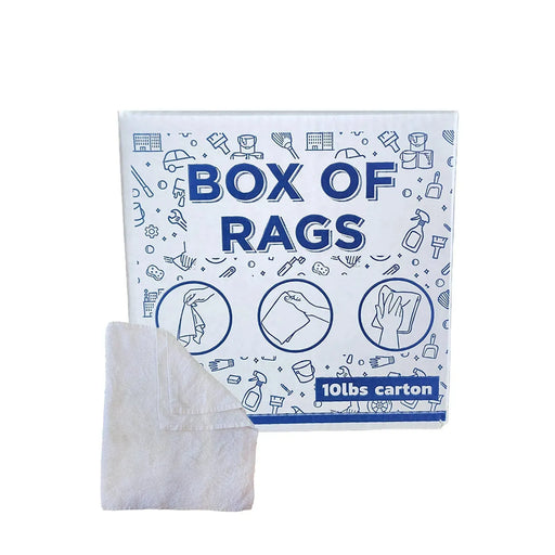 Bulk Full Size White Cleaning Towels - 20" x 40" - 720 lbs. Pallet - 72 x 10 lbs. Boxes - Wiping Hub