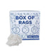 Recycled White Flannel (Polishing) Cleaning Rags - 720 lbs. Pallet - 72 x 10 lbs. Boxes - Wiping Hub